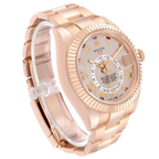 Sky-Dweller 42mm  Rose Gold Sundust Dial Mens Watch 326935