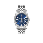 Sky-Dweller 42mm Steel White Gold Blue Dial Mens Watch 326934