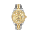 Sky Dweller 42mm Steel Yellow Gold Dial Mens Watch 326933