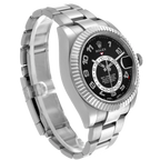Sky-Dweller 42mm White Gold Black Dial Mens Watch 326939