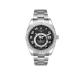 Sky-Dweller 42mm White Gold Black Dial Mens Watch 326939