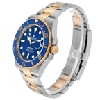Submariner 41mm Steel Yellow Gold Blue Dial Mens Watch 126613
