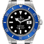 Submariner 41mm Cookie Monster Blue Ceramic Bezel White Gold Mens Watch 126619