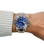 Submariner Date 40mm 116659SABR White Gold Blue Dial Sapphire Diamond Bezel