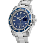 Submariner Date 40mm 116659SABR White Gold Blue Dial Sapphire Diamond Bezel