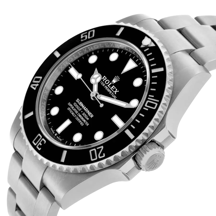 Submariner Non-Date Ceramic Bezel Steel 41mm Mens Watch 124060