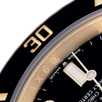 Submariner 41mm Yellow Gold Black Dial Bezel Mens Watch 126618