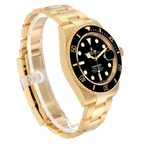 Submariner 41mm Yellow Gold Black Dial Bezel Mens Watch 126618
