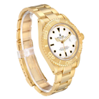 Yachtmaster 40mm Yellow Gold White Dial Mens Watch 16628