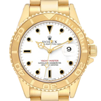 Yachtmaster 40mm Yellow Gold White Dial Mens Watch 16628