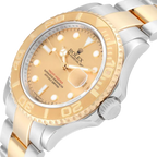 Yachtmaster 40mm Steel Yellow Gold Champagne Dial Mens Watch 16623