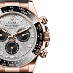 Daytona 40mm Oyster Perpetual Everose Gold with Meteorite and Black Dial M126515LN-0008