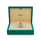 Daytona 116595RBOW Rainbow Rose Gold Pave Diamond Dial Sapphire Bezel