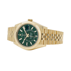 Sky-Dweller 42mm Yellow Gold Bright Green Dial Jubilee 336938 (2025)