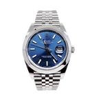 Datejust Oyster 41 mm Oystersteel Blue Dial 126300-0002