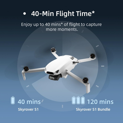 SOLZERY S1 Mini Drone with Camera 4K/60fps Video