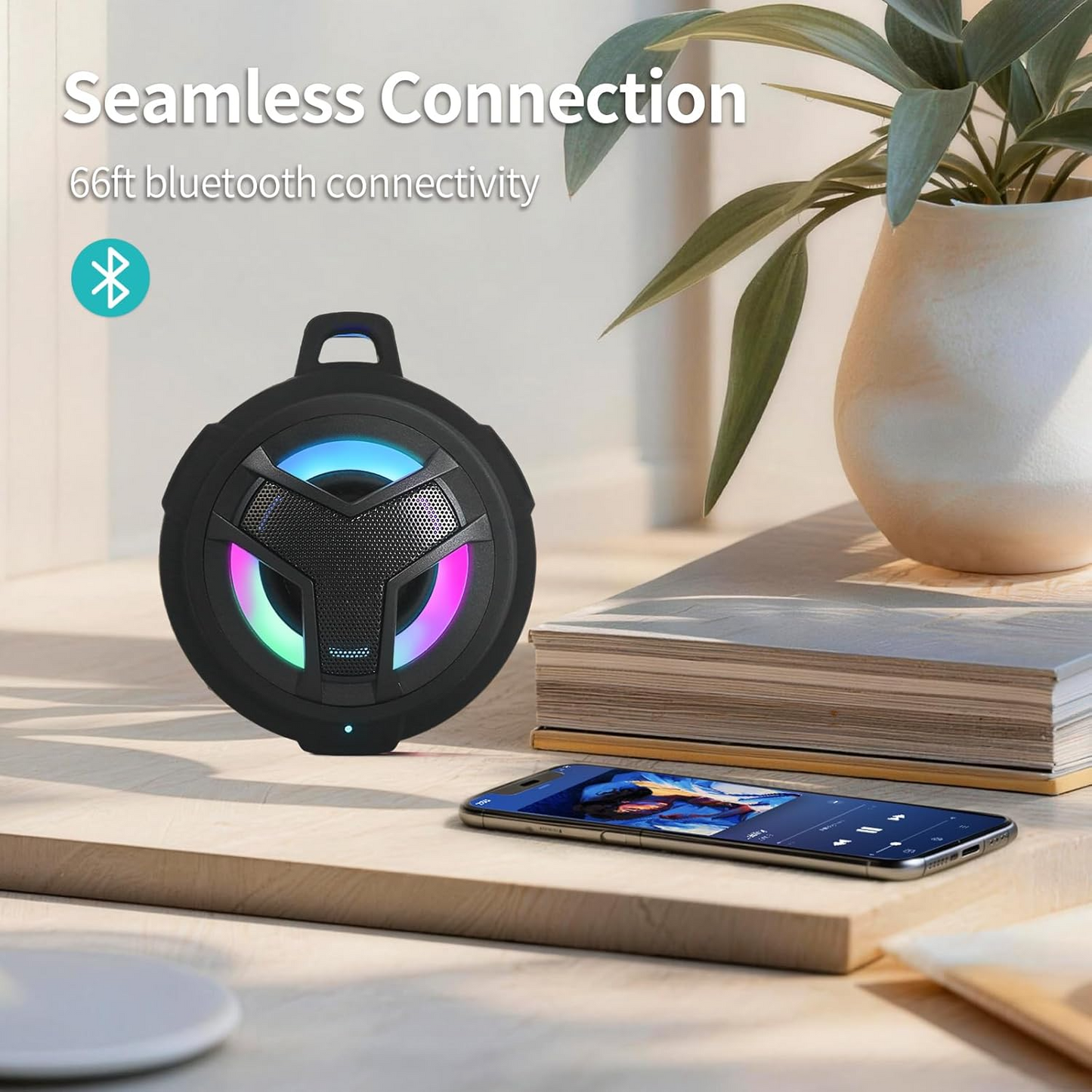 SOLZERY Bluetooth Shower Speaker