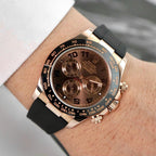 Daytona 40mm Rose Gold Chocolate Dial Mens Watch 116515