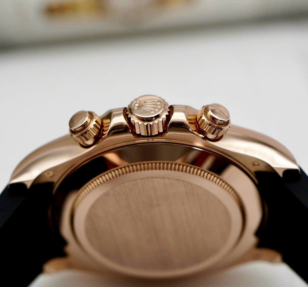 Daytona 40mm Rose Gold Chocolate Dial Mens Watch 116515